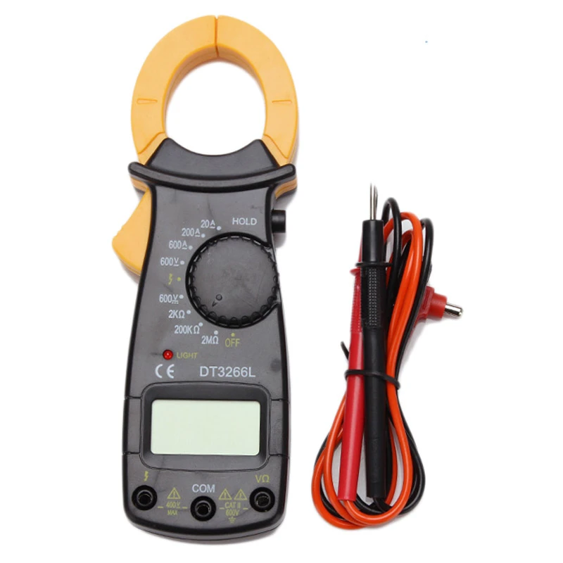 DT3266L Clamp Voltmeter Ammeter Multimeter AC DC Resistance Current Tester Meter DT3266L Clamp Voltmeter Ammeter Multimeter AC DC Resistance Current Tester Meter