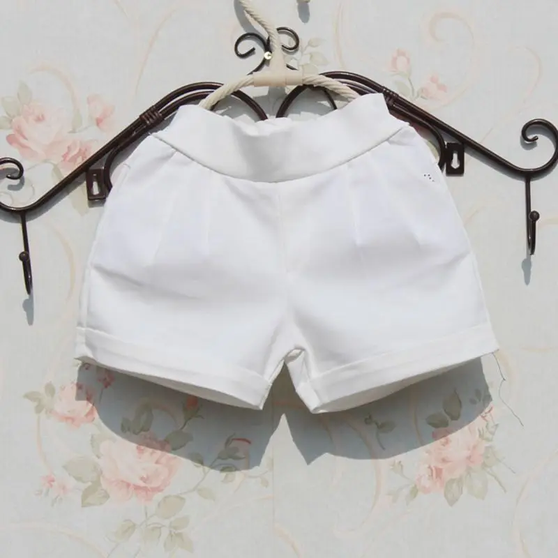 

Kids Hot Pants For Girls Solid Cotton Shorts For School Sportswear Summer Elastic Waist Short Trousers 2 4 6 8 10 11 12 14 Years