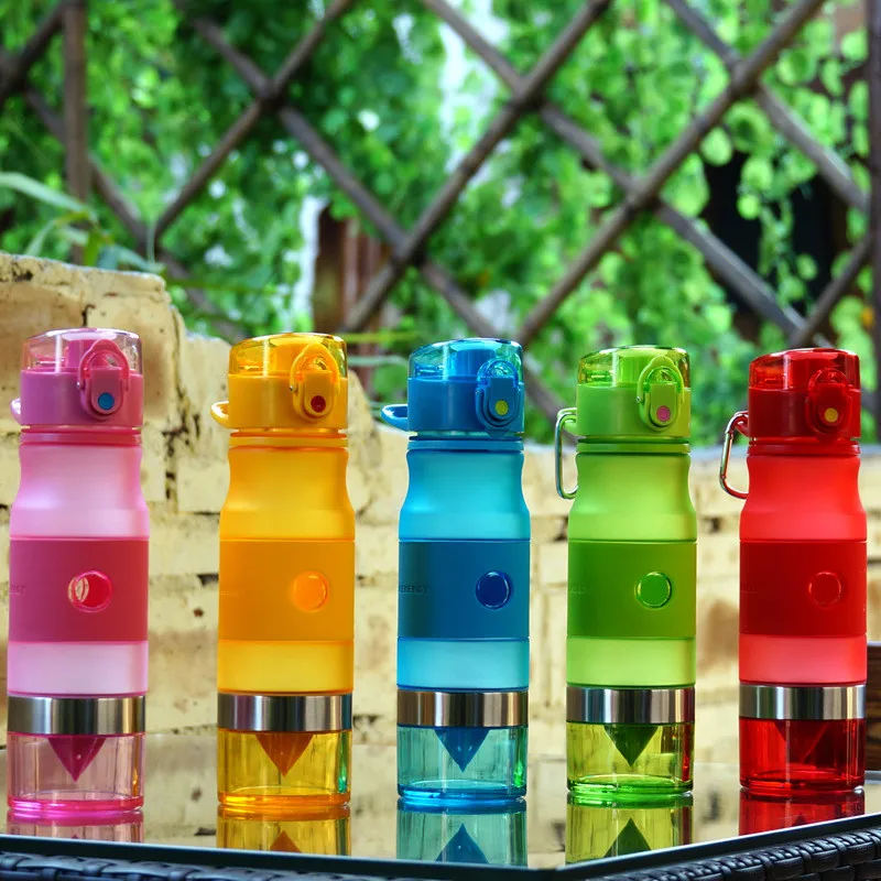 Buy 600ML Luxurious Bottle Plastic Portable Lemon