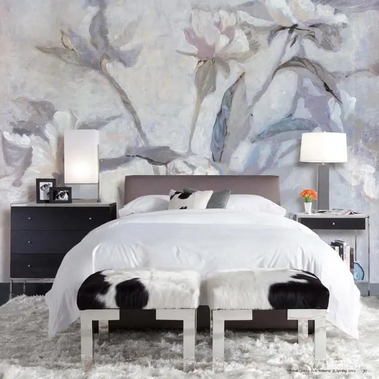 

Free shipping A large living room sofa backdrop bedroom wallpaper murals decorative painting retro romantic Custom Size