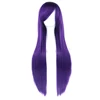 Soowee 24 Colors 32inch Long Straight Cosplay Wigs Purple Black Party Hair Accessories Synthetic Hair Wig for Women ► Photo 1/6