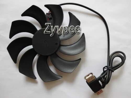 Cooler Master A14015-10RA-2NN-F1 DF1401505RFMN 5V 0.25A 2Wire notebook pad fan B