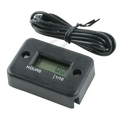 Motorcycle Hour Meter For Motorcycle Marine ATV Snowmobile Boat Ski Dirt Gas Engine