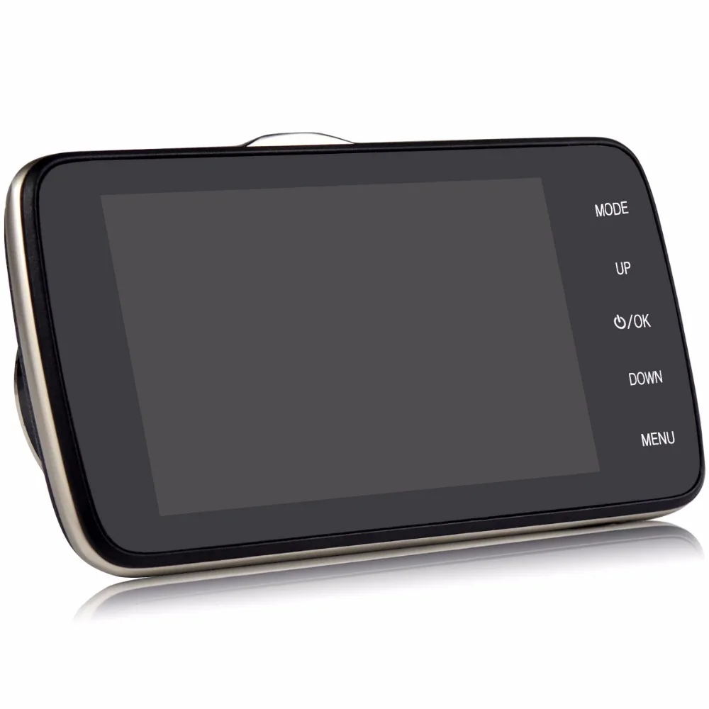 Мини Автомобильный dvr двойной объектив видео 4 &quotдюймов регистраторы