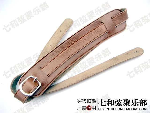 Brown yellow 127 152CM Slash style suspender guitar strap