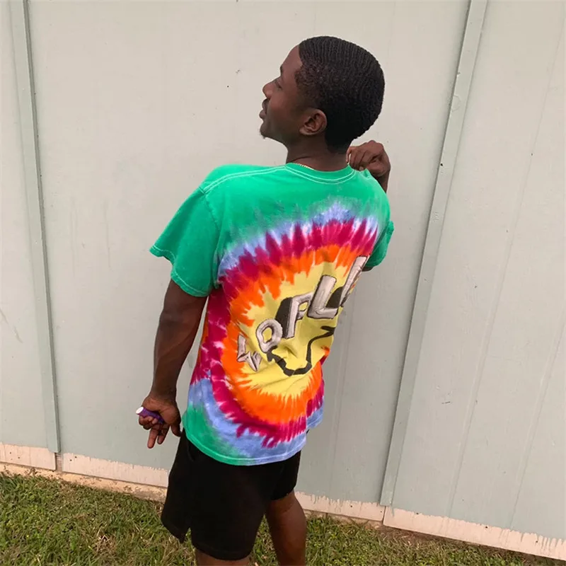 Футболка с принтом Tie Dye для мужчин и женщин 1:1|Футболки| |