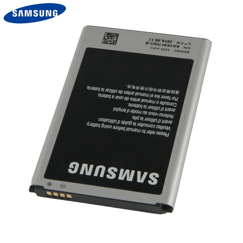 samsung Батарея B800BC B800BE для samsung GALAXY NOTE 3 N9006 N9005 N900 N9009 N9008 N9002 Note3 с NFC 3200 мАч