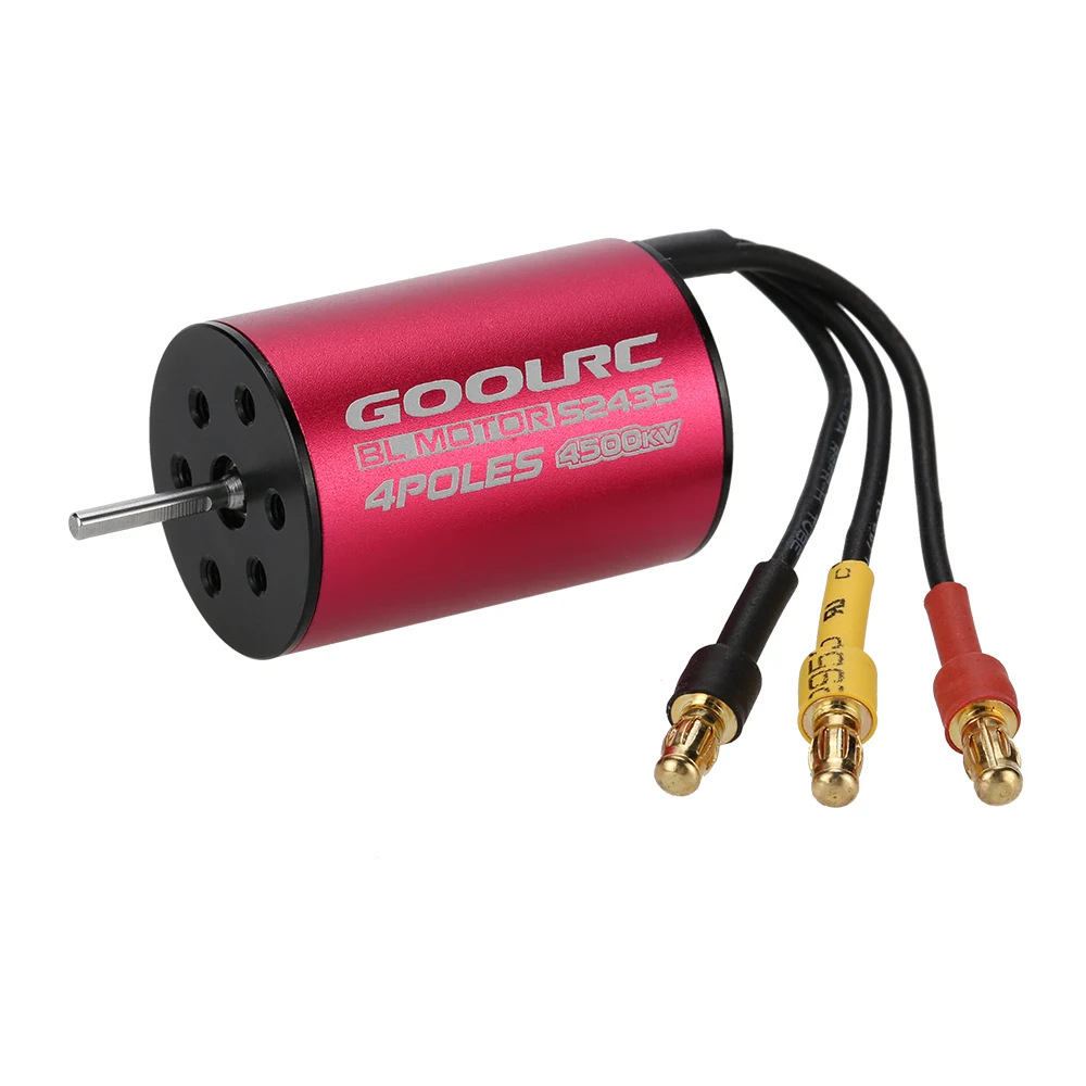 GoolRC S2435 4500KV бесщеточный двигатель S-25A ESC с 2,2 кг металлическим редуктором сервопривод обновленный бесщеточный комбо набор для 1/16 1/18 RC автомобиль грузовик