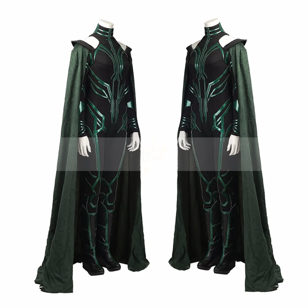 Thor 3 Ragnarok Goddess Of Death Hela, карнавальный костюм для взрослых, костюм для вечеринки на Хэллоуин для женщин, наряд