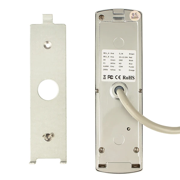 10 шт. RFID карты+ RFID 125 кГц EM карты сенсорная клавиатура система контроля доступа водонепроницаемый металлический корпус светящийся для двери F1289