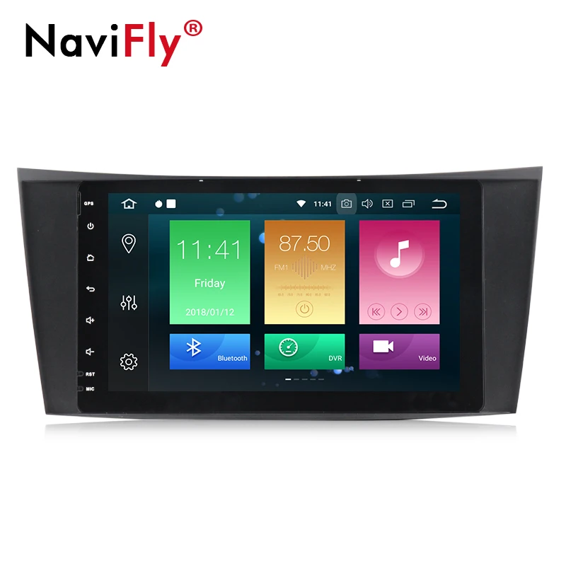 Cheap NaviFly 8" Android 8.0 4G RAM Car multimedia Player radio GPS navigation for Mercedes/Benz/E-Class/W211/E200/E220/E300/E350 0