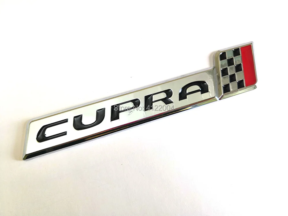

Metal CUPRA Raceflag Nameplate Emblem Badge Sticker for Leon 5F Ibiza 6J