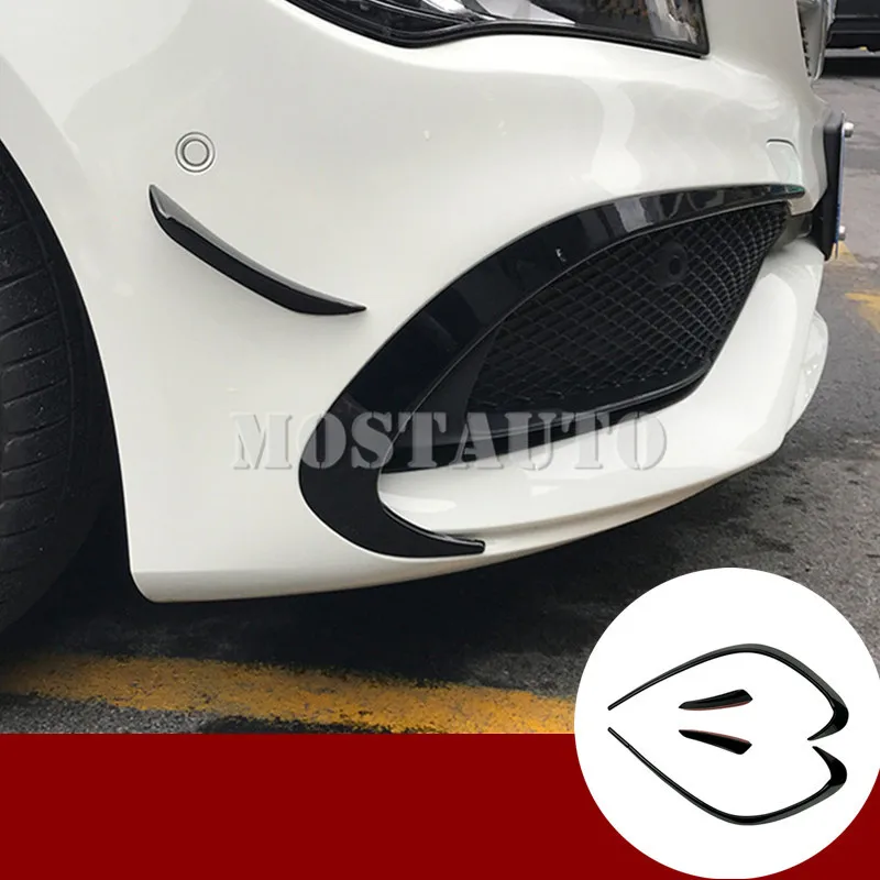 Передний бампер для Benz CLA C117 W117 ABS спойлер Крышка вентиляционного отверстия