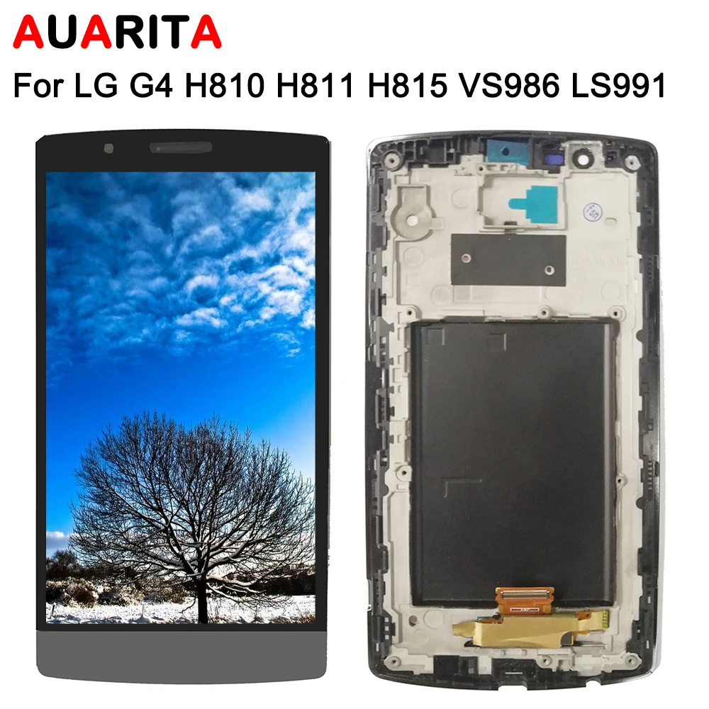 

LCD For LG G4 H810 H811 H815 H818 VS986 LS991 for LGG4 lcd display Touch panel Screen Digitizer with frame Assembly with tools