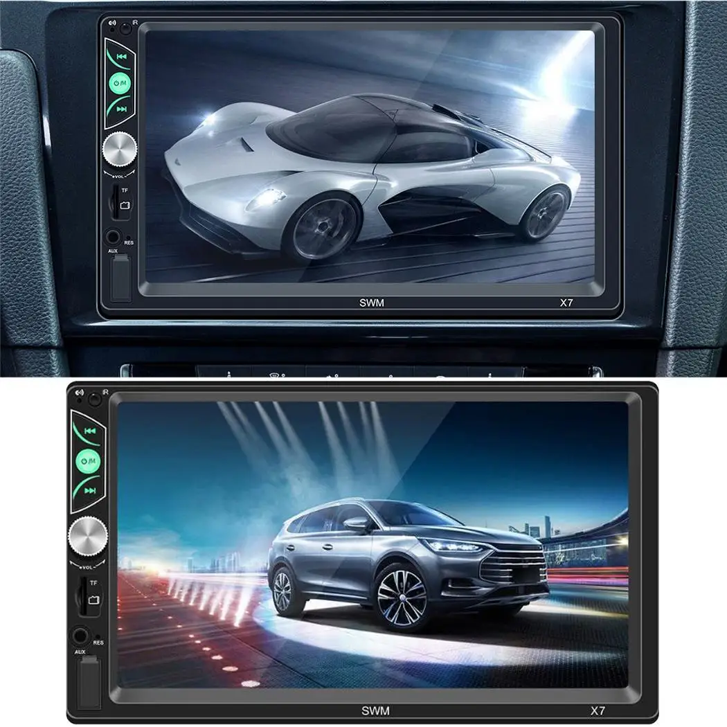 

7" WIFI Bluetooth Car MP5 Player 2 Din Touch Screen Car Stereo Audio Video USB FM Radio Car Music Multimedia Video Player X7