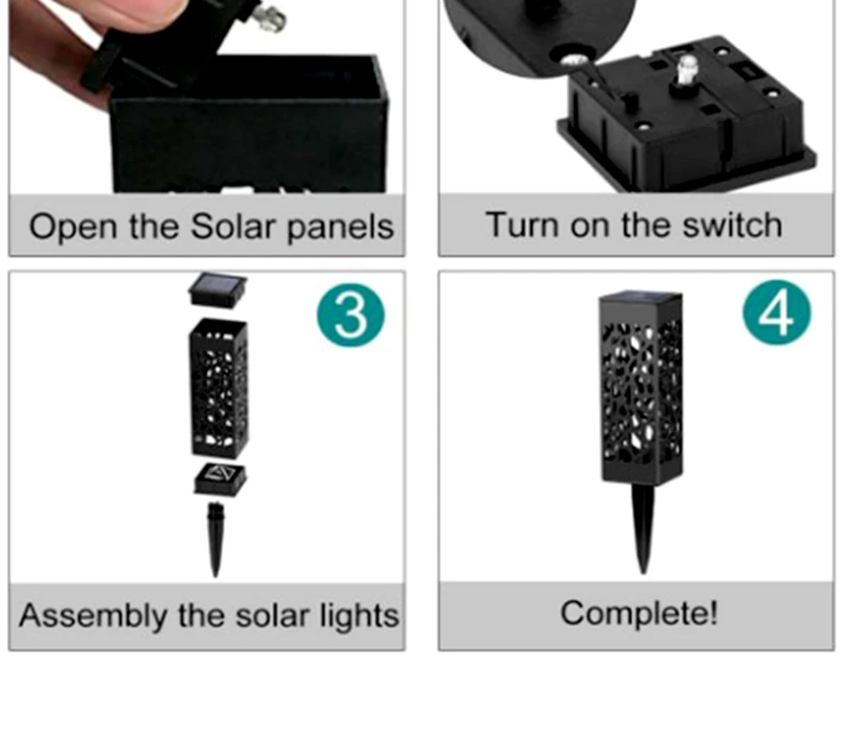Caminho de Luz Solar do Gramado Lâmpada para Decoração de Jardim ao ar Sensor de Luz Lâmpada de Energia Solar à Prova Levou Lâmpada Livre Caminho Noite d' Água Rua 15 Cheap Lâmpadas solares
