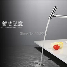 Ingle ручка 360 градусов вращение Хромированная Пластина кухонный кран смеситель для раковины латунь сливной кран w6002