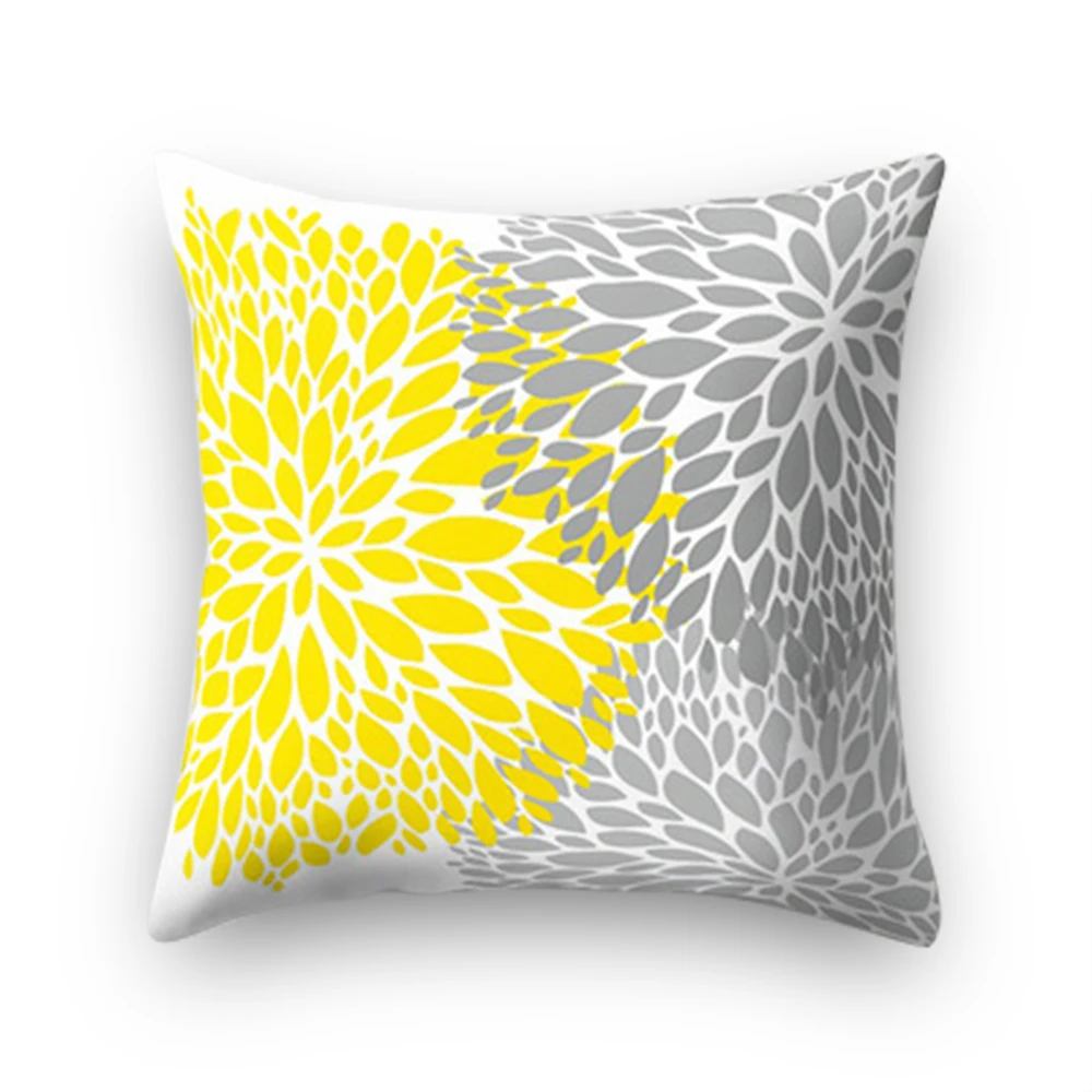 Urijk размером 45*45 см в желтую полоску Подушка Чехол геометрический диванная подушка крышка Печать Подушка Чехол Спальня для офиса - Цвет: 7