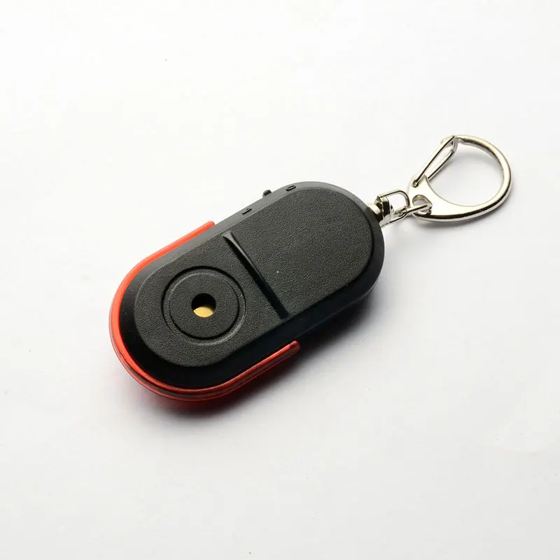 Со Звуком Свистка светодиодный свет анти-потерянный устройство для поиска ключа брелок для ключей с локатором устройство QJY99