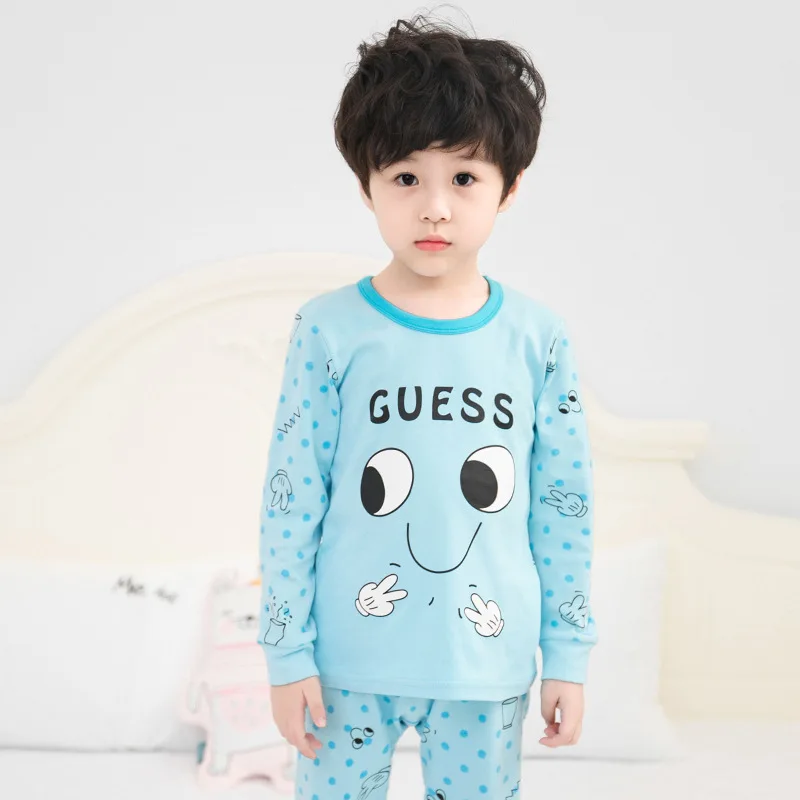 Г. Осенне-зимний детский пижамный комплект, одежда для маленьких девочек детская одежда для сна с героями мультфильмов Хлопковая пижама, enfant, пижама для мальчиков, одежда для сна для малышей