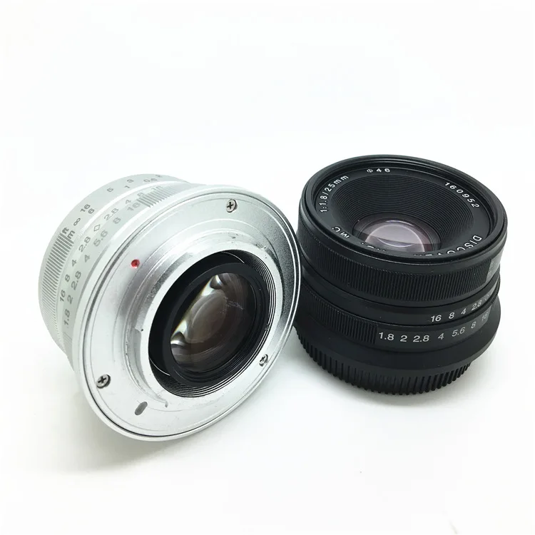 Зеркальными камерами Камера с постоянным фокусным расстоянием f микро-одиночный объектив с фокусным расстоянием 25 мм F1.8 25-1,8 универсальный для цифровой фотокамеры Fuji XT10 XM1 XT2 XA2 Камера