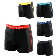 Мужские трусы боксеры, брюки для взрослых, Стрейчевые дышащие шорты для плавания, спортивный костюм, смешанный размер