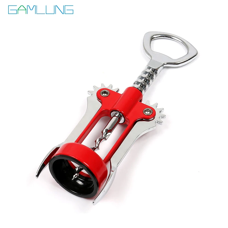 

Steel Bottle Opener Stainless Metal Wine Corkscrew Bottle Handle Opener Corkscrews