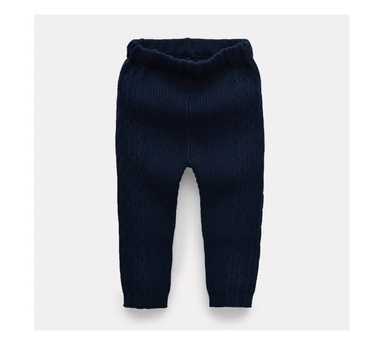 Dinstry/брюки; детские штаны; детские шерстяные брюки; сезон весна-осень; детские леггинсы; детские вязаные брюки - Цвет: navy blue