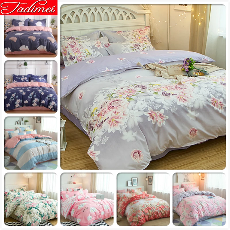 Home Garden Bedding Floral Bedding Set Duvet Cover Set Comforter