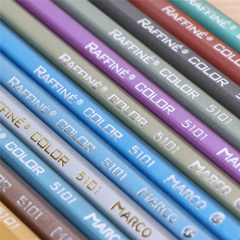 Нетоксичный 12 металлический Набор цветных карандашей Канцтовары для школьные принадлежности карандаш для рисования художника