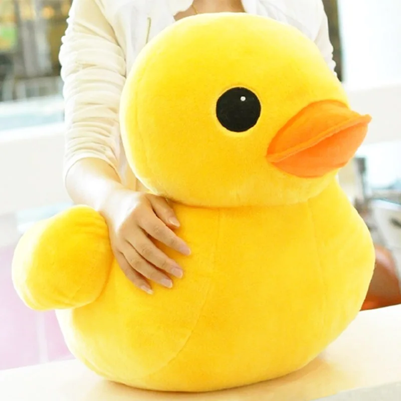 

Hot 20-50cm Stuffed Dolls Duck Hongkong Big Yellow Duck Plush animal baby Toys Hot Sale Best Gift for kids girls friends