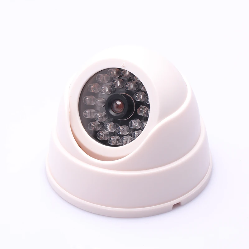 New ABS LED Simulation Fake Dummy Dome Camera Home Safely Security