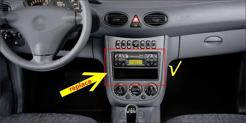 Top Liislee For Mercedes Benz E W210 / A W168 1998~2002 Car Radio DVD Player GPS Nav Navigation 1080P Screen System Original Design 0