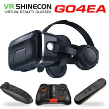 Новейшее обновление оригинальной VR shinecon 6,0 гарнитура Очки виртуальной реальности 3D VR очки гарнитура шлемы игровая коробка