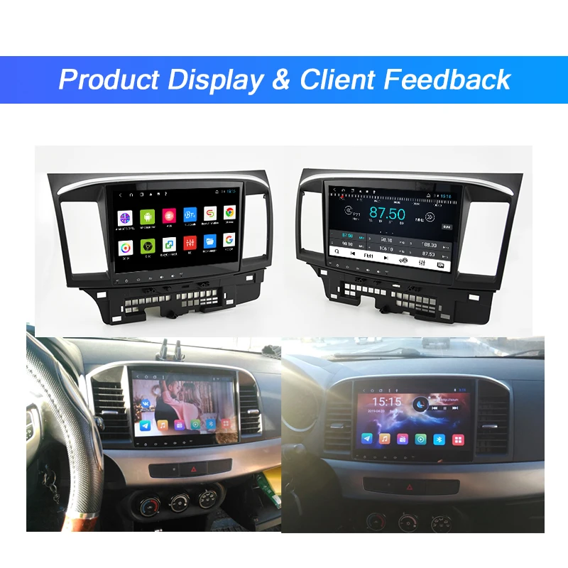 Excellent AUTOTOP 9" 2din Android 8.1 Car Multimedia Player for Mitsubishi Lancer 4G RAM 64G ROM Car Radio RDS Wifi Mirrorlink BT No DVD 3