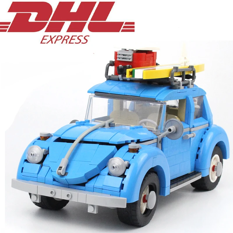 

Lepin 21003 1193Pcs Technic Volkswagen Beetle Model Building Kits Blocks Brick Toy Vehicles For Children Compatible With 10252