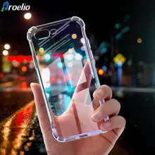 

Proelio Case For iPhone X 7 8 Plus Transparent Shockproof Protection Cover For iPhone 6 6S Plus 5S 5 SE Clear Soft Silicone Case