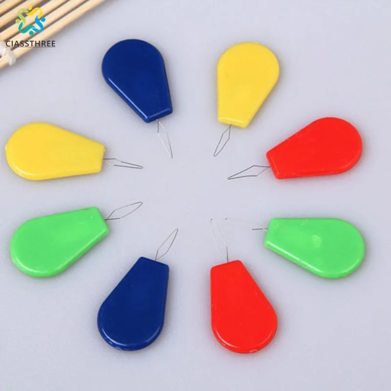 

CIASSTHREE Hot 10Pcs/lot Plastic Wire Stitch Insert Craft Tool Sewing Machines Needle Threader