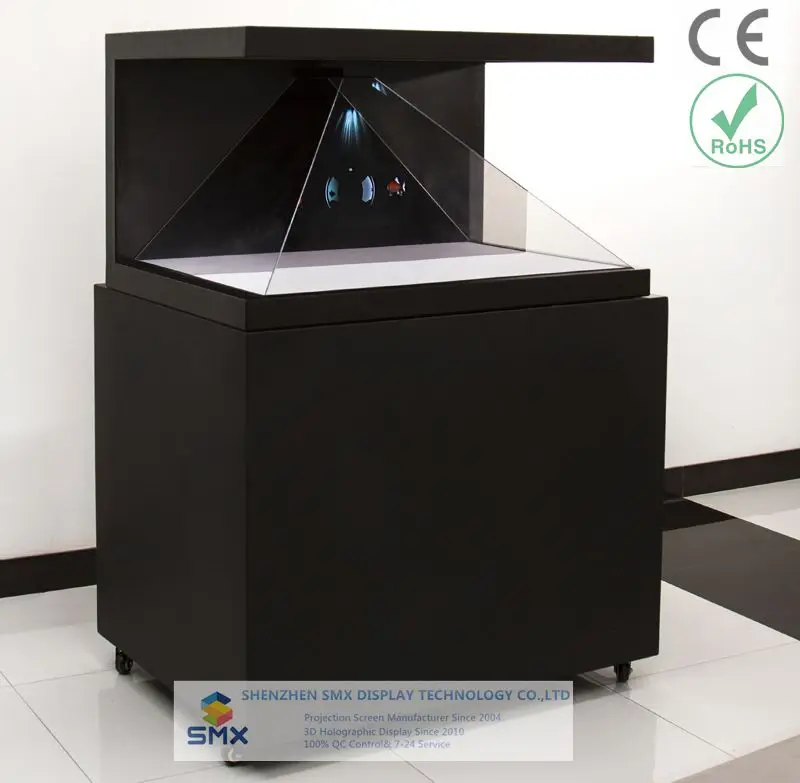 

55" Holographic 3D PYRAMID Display units, For Exhibition and New Product Launch