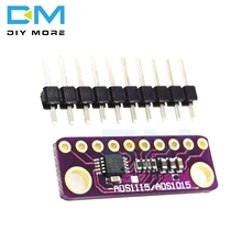 ADS1015 12 бит прецизионный аналого-цифровой преобразователь АЦП макетная плата микроконтроллер программист модуль 2 в 5 в интерфейс IEC