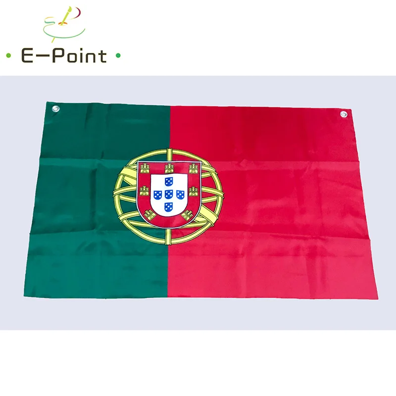 

No.5 96cm*64cm size European Flag of Portugal Top Rings Christmas Decorations for Home Flag Banner Gifts