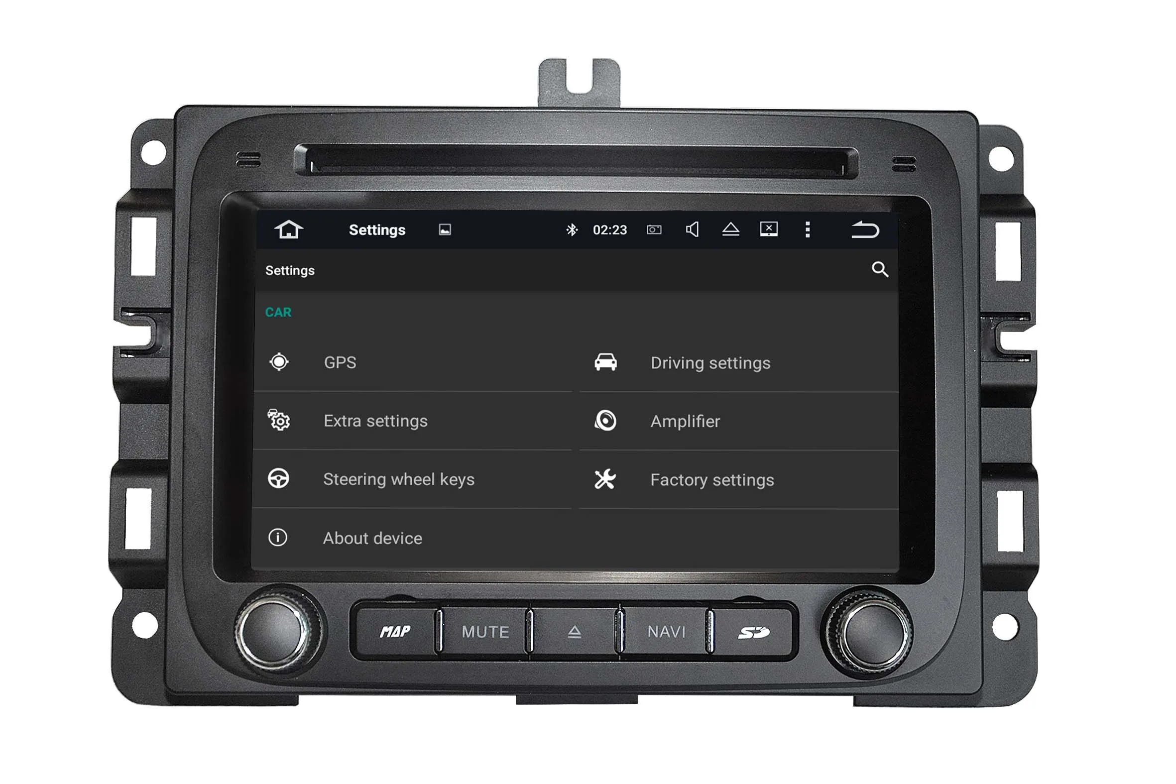 Discount Quad core 1024*600 HD screen Android 9.0 Car DVD GPS radio Navigation for Dodge Ram 2014-2016 with 4G/Wifi DVR OBD mirror link 8