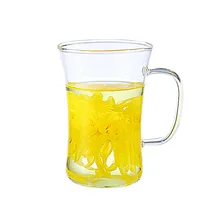 250 мл Однослойная кофейная чашка с ручка стеклянная кружка необычная кружка