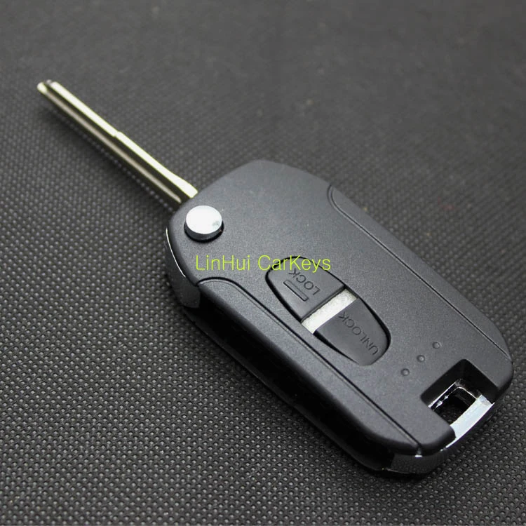 

PINECONE Key Case for MITSUBISHI PAJERO Remote Key 2 Buttons Uncut LEFT GROOVE Blade 2 Remote Blank Key Shell 1 PC