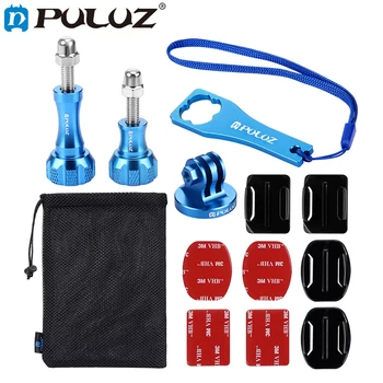 

PULUZ 13 in 1 CNC Metal Accessories Combo Kit Storage Bag for GoPro HERO 6 5 4 Session 4 3 + 3 for Xiaoyi 4k Action Camera