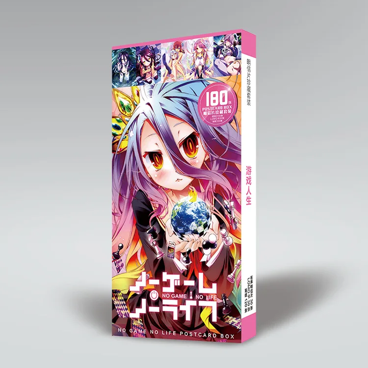 NO GAME NO LIFE ZERO Sora Shiro Dola Jibril Fanart 180 шт. открытка наклейка Artbook брошюра Подарок Косплей Набор книг