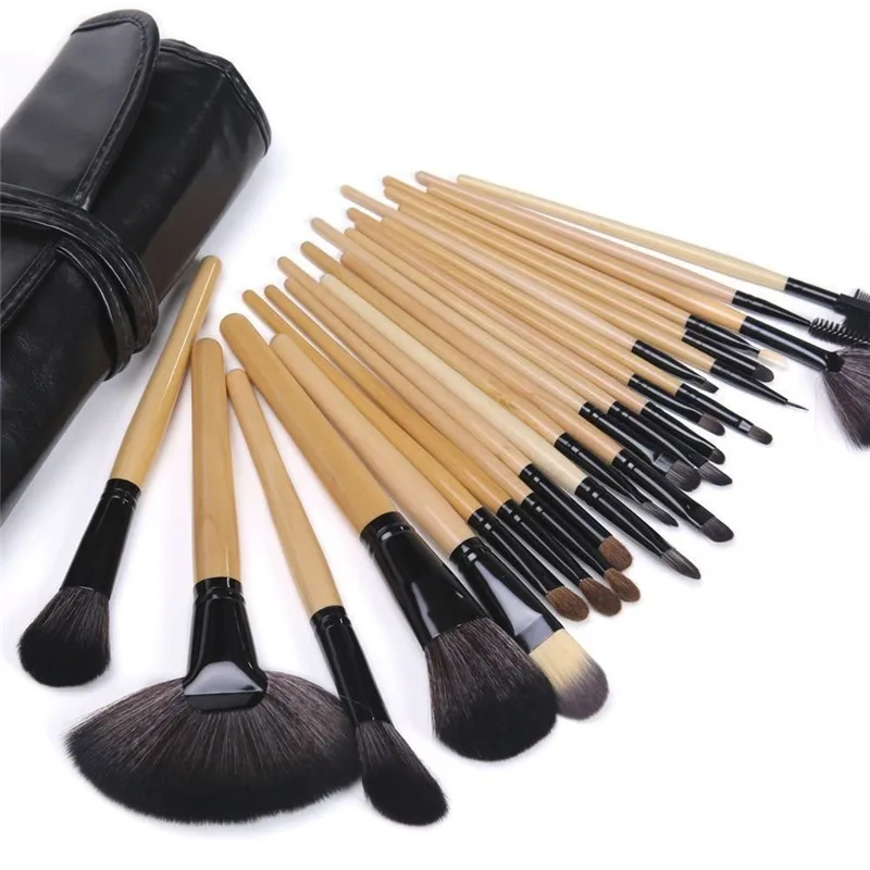 

24Pcs Makeup Brushes Cosmetic Tool Kits Professional Eyeshadow Powder Eyeliner Contour Brush Set with Case bag pincel maquiagem