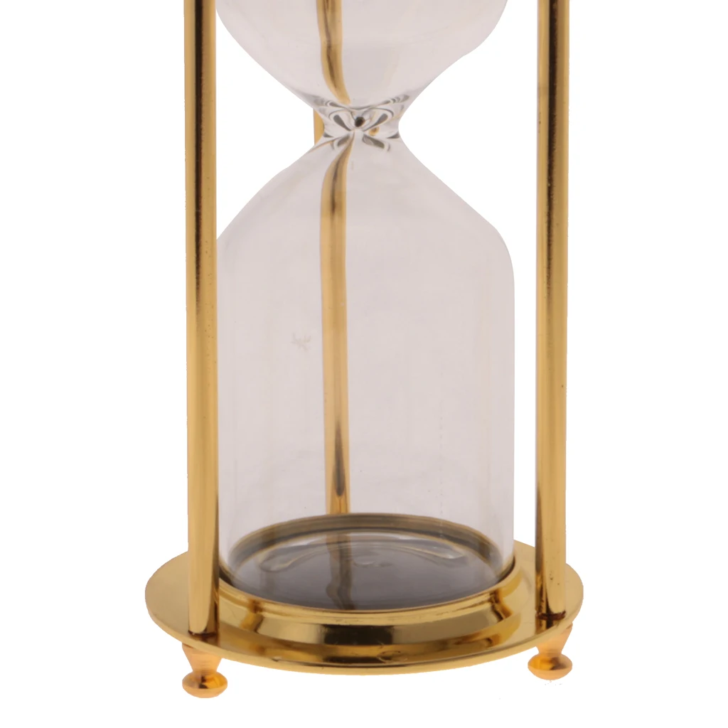 3 style Retro Metal Frame Empty Hourglass Sandglass Sand Timer Home Decor Kids Science Early learning Toys Set