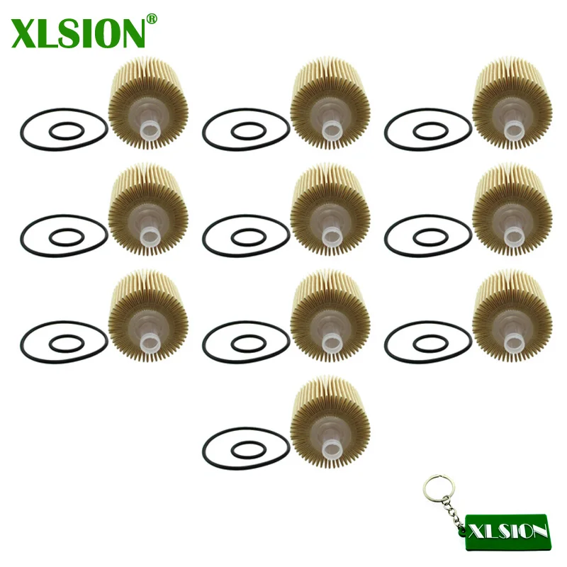 XLSION 10x Oil Filter For Lexus RX350 RX450H TOYOTA 04152 YZZA1 Scion