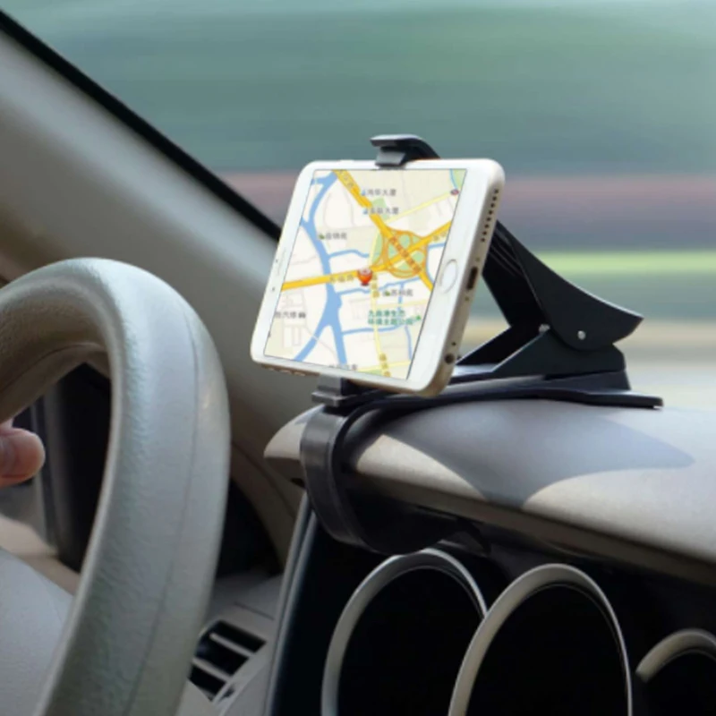 

Antiskid Car Phone Holder Dashboard Mount Clip Clamp Adjustable Cell Phone Stand Bracket GPS For iPhone Samsung Xiaomi Huawei